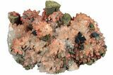Hematite Quartz Cluster with Chalcopyrite - China #205530-1